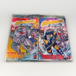 THE GOLDEN ADVENTURES OF BRETT HULL #2-3 (MCDONALDS/CHARITY/HOCKEY/1123420) SET‎